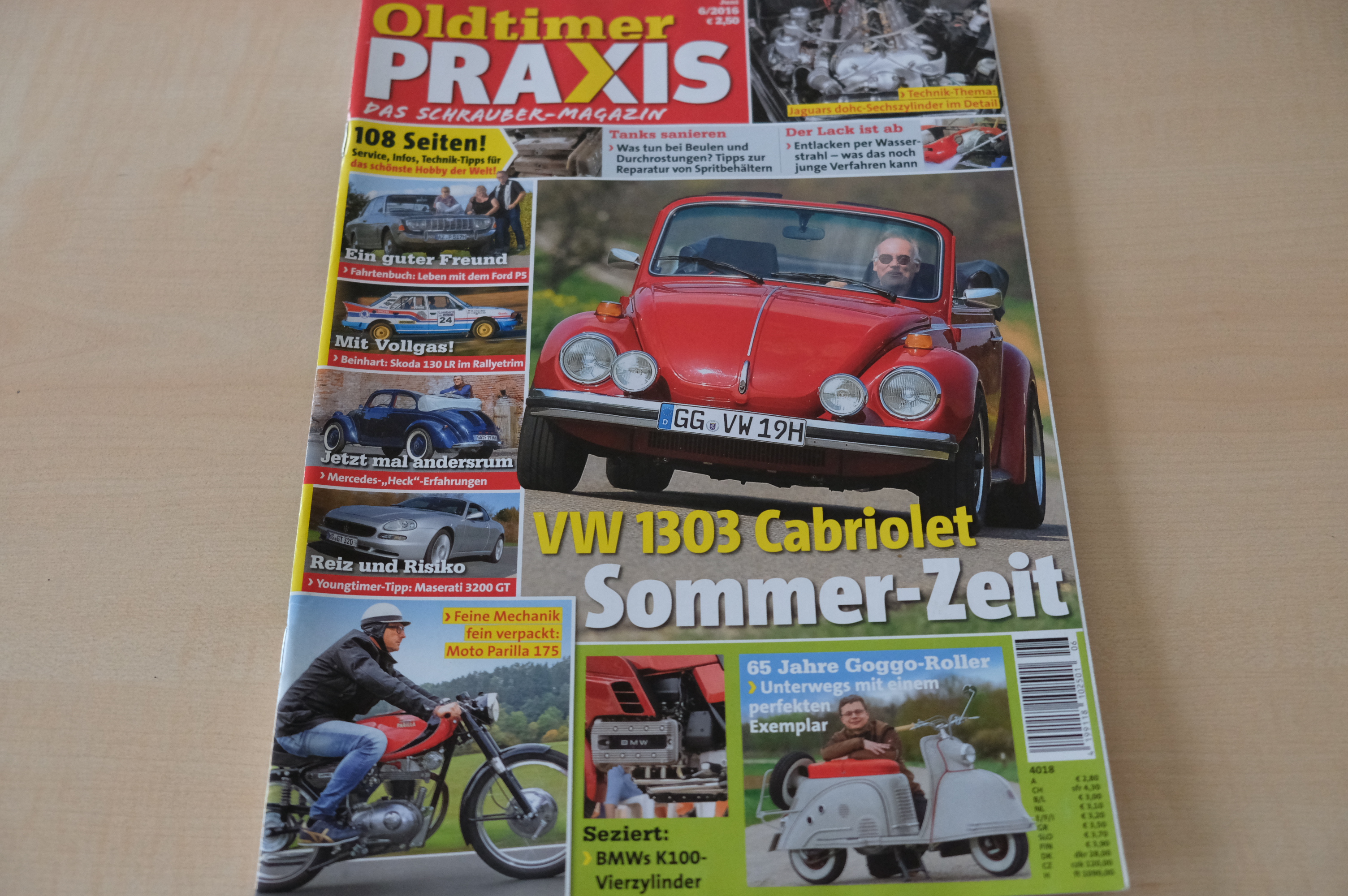Deckblatt Oldtimer Praxis (06/2016)
